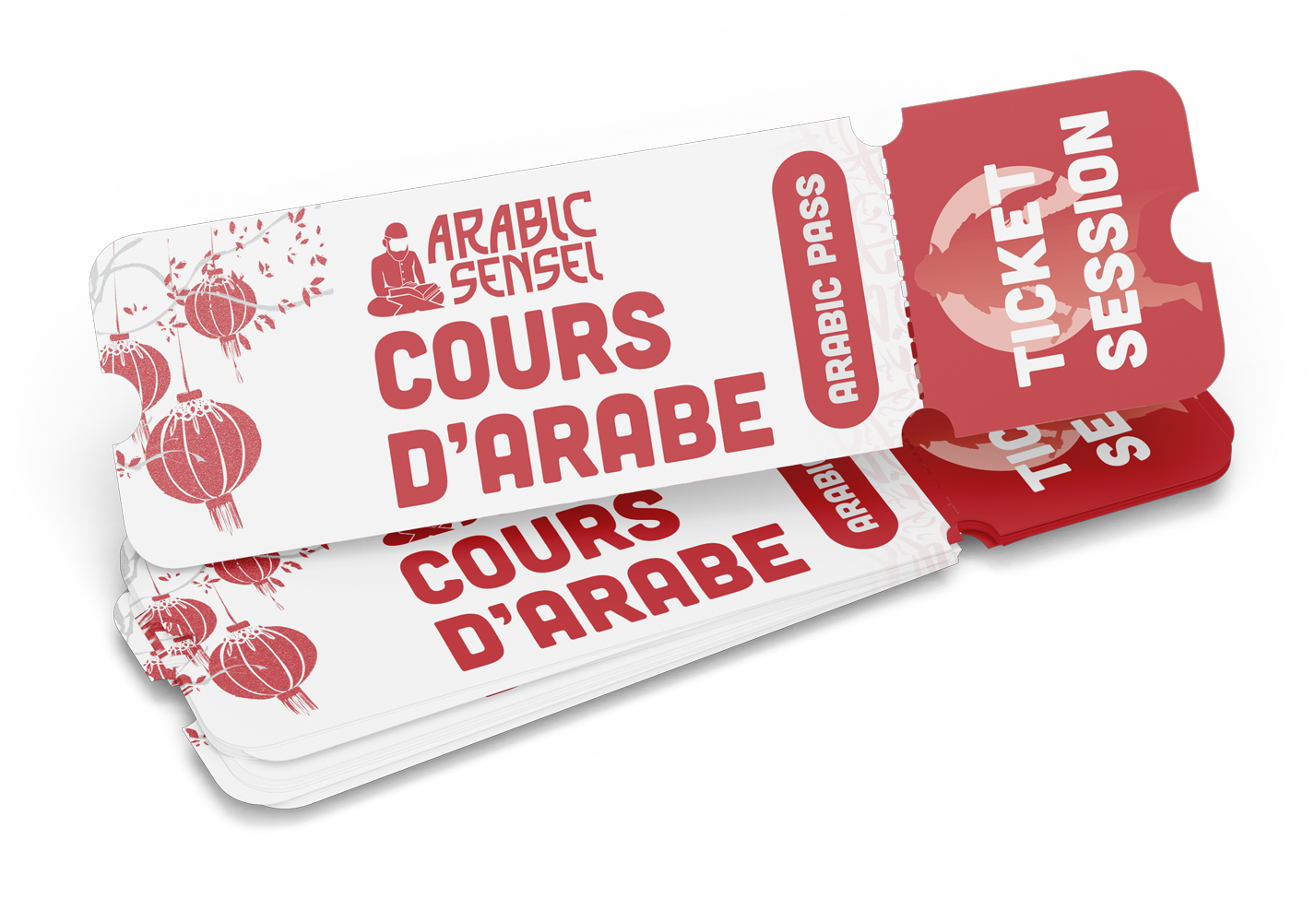 ticket arabic sensei